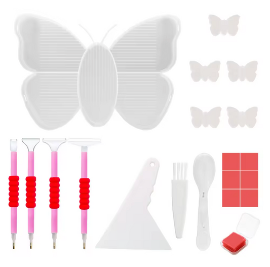 Bandeja Borboleta com Acessórios