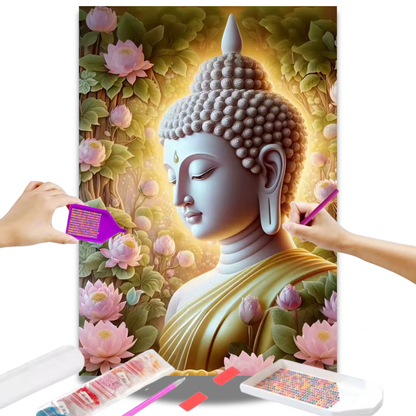 Buda com Flor de Lótus