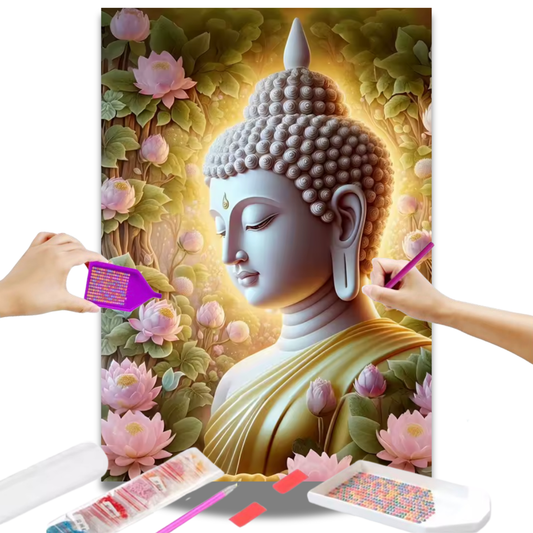 Buda com Flor de Lótus