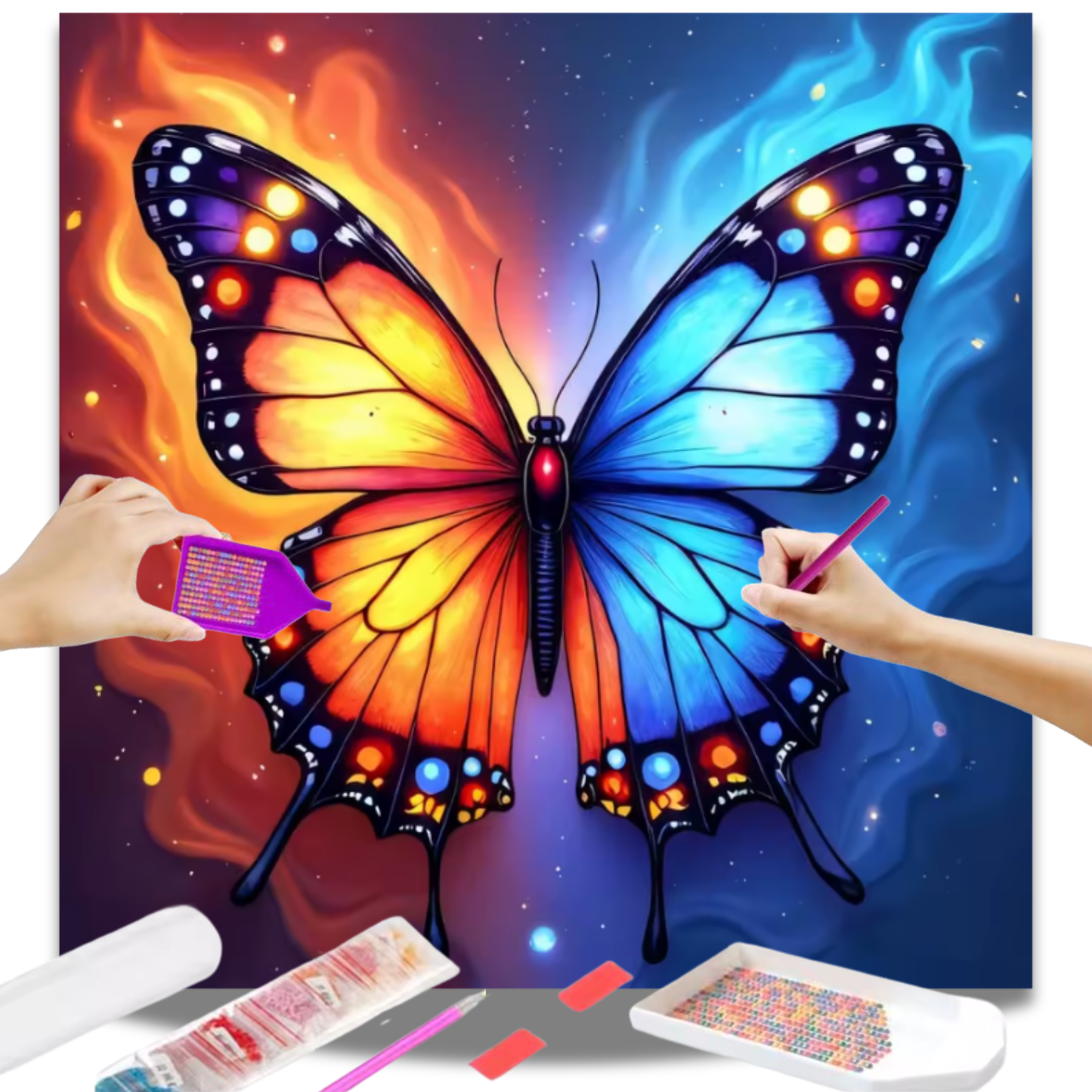 Borboleta Fogo e Água