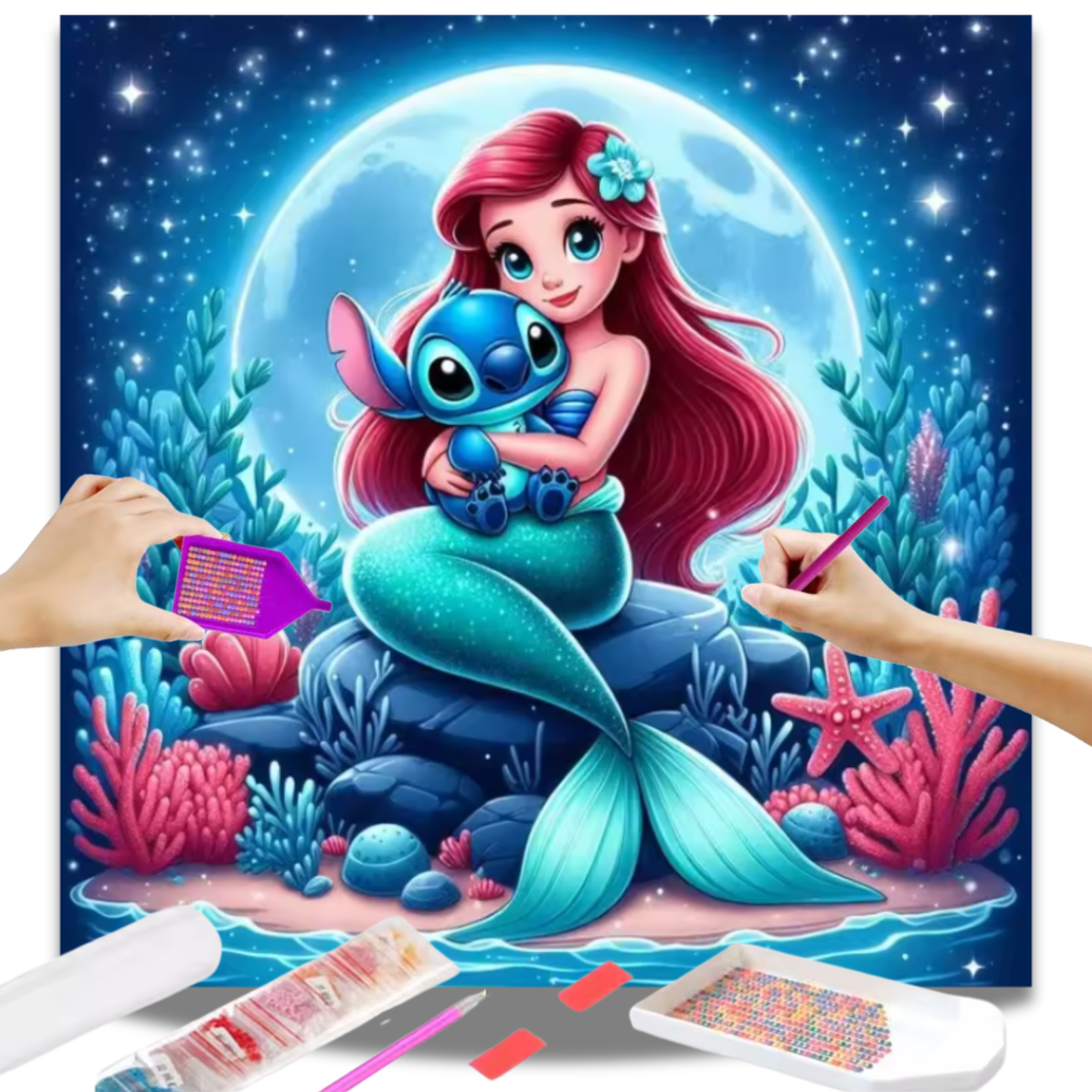 Princesa Ariel e Stitch