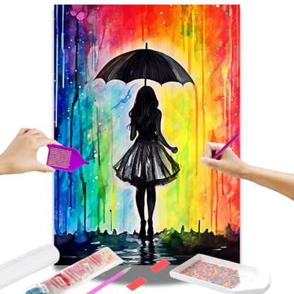 Menina com Guarda Chuva