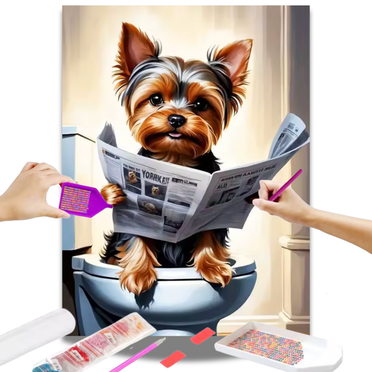 YorkShire lendo Jornal