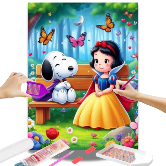 Branca de Neve e Snoopy