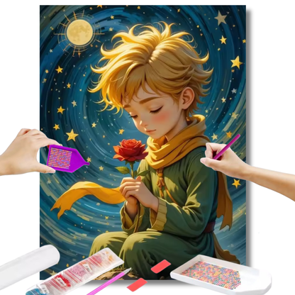 O Pequeno Príncipe com Rosa