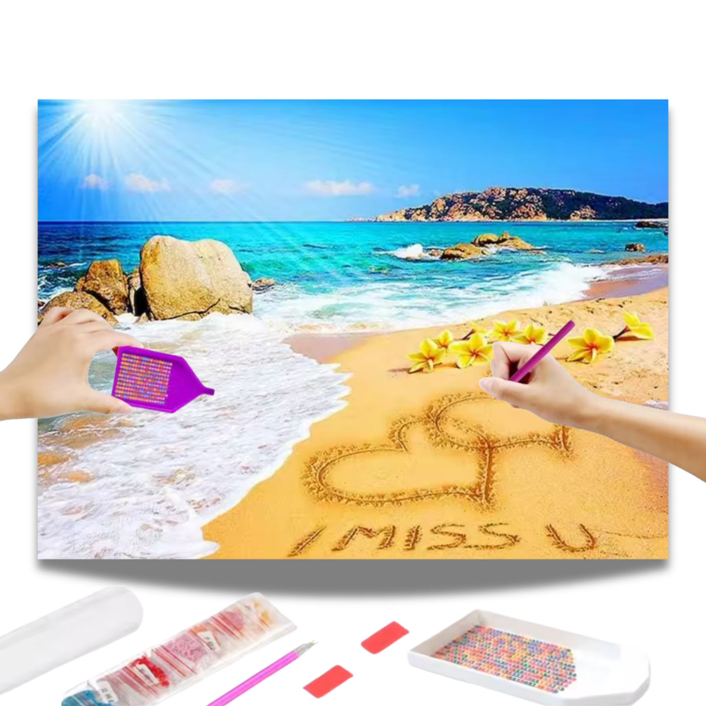 Praia Ensolarada I Miss You