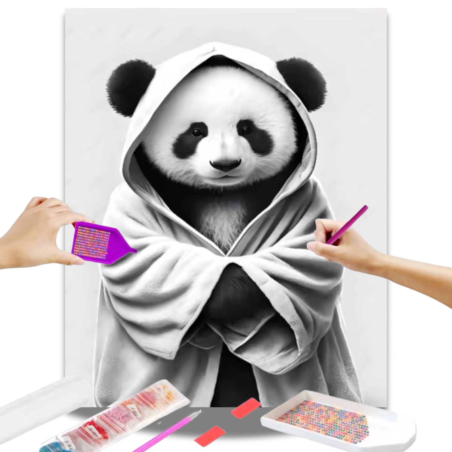 Urso Panda de Roupão