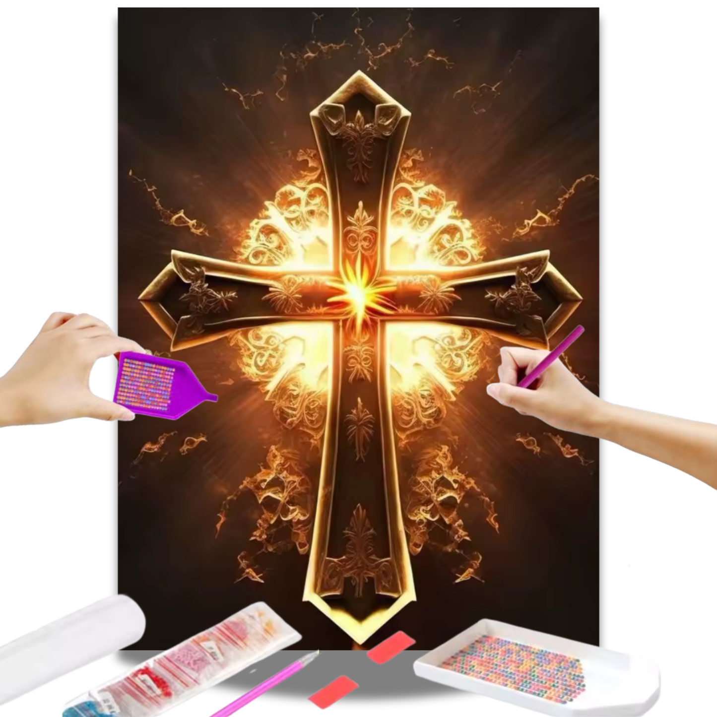 Cruz Sagrada Dourada