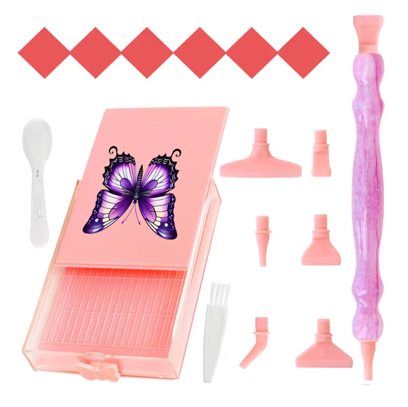 Kit Caneta Pintura com Diamantes - Acessórios