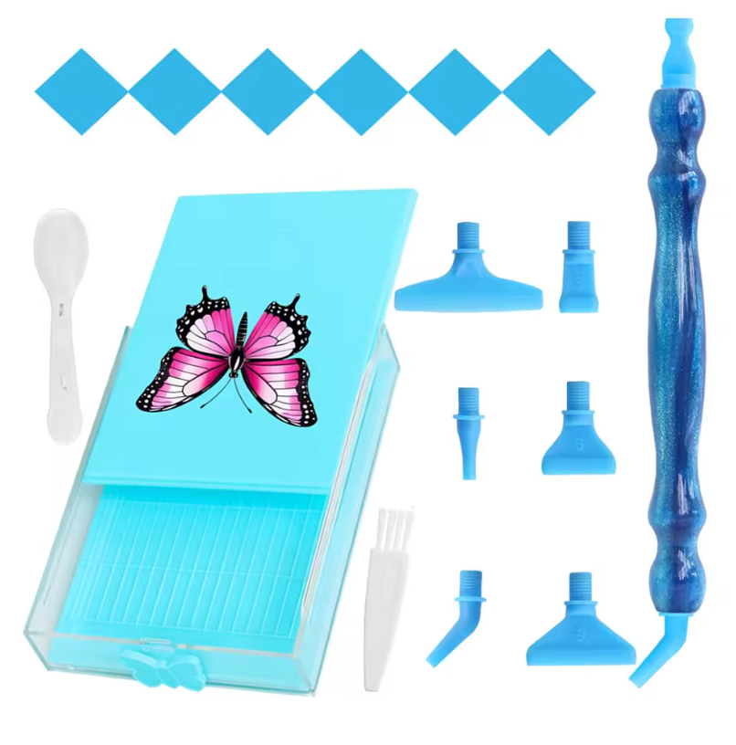 Kit Caneta Pintura com Diamantes - Acessórios