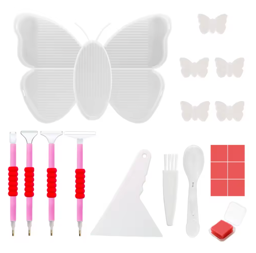 Bandeja Borboleta com Acessórios