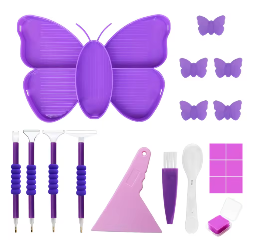 Bandeja Borboleta com Acessórios